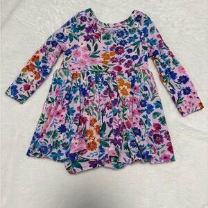 Little Sleepies Sweet Pea Twirl Dress 0-3M Bamboo EUC Floral